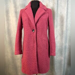 Sam Edelman Raspberry Teddy Style Coat